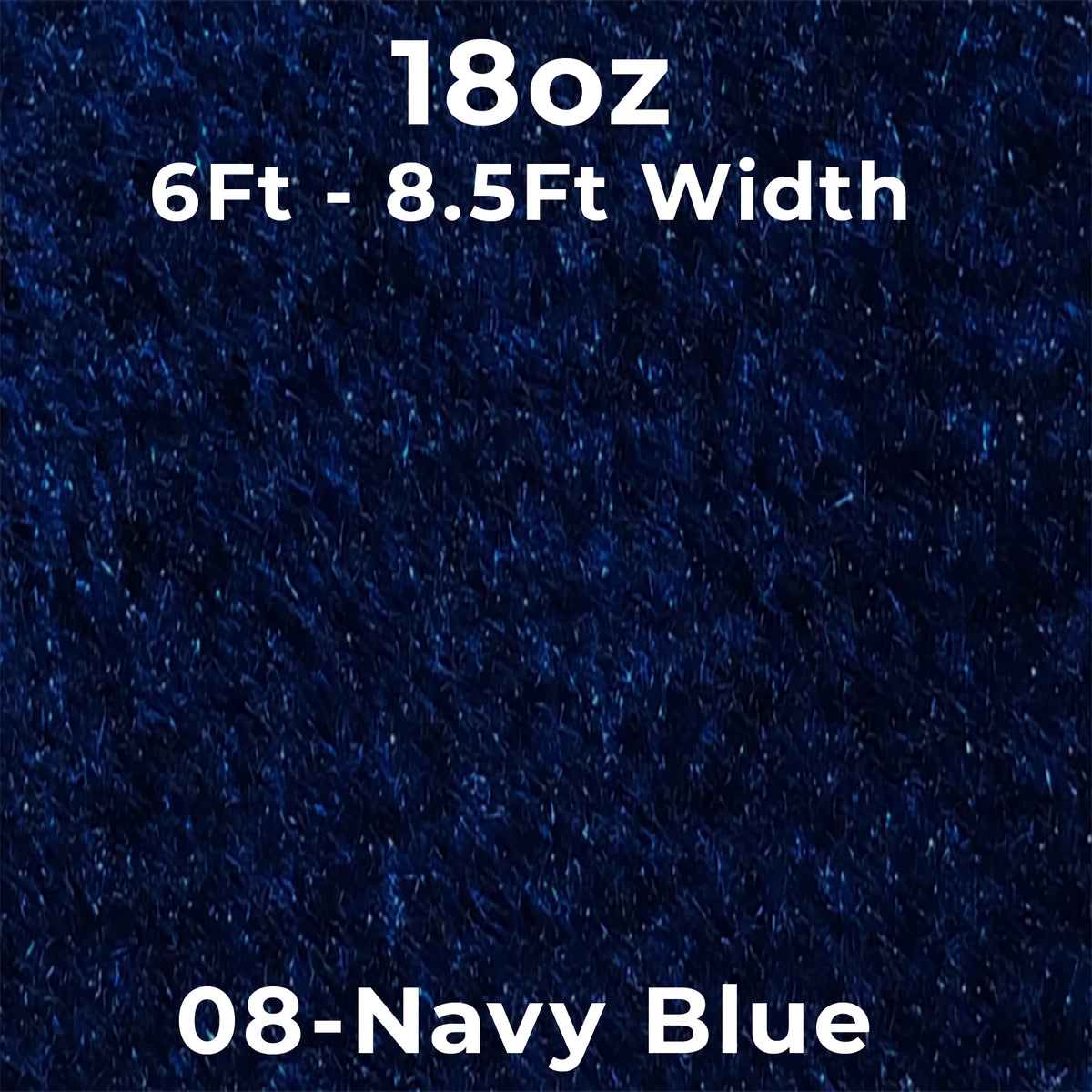 US NAVY TYPEⅢ 18oz Boat Carpet - 08 Navy Blue Color - 6Ft & 8.5Ft Width – 'Cuda