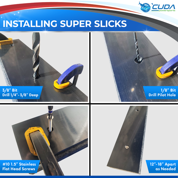 Installing White Super Slicks