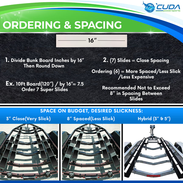 How to order white Bunk Slides