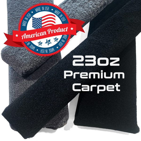 Wood - Black or Charcoal Marine Grade Boat Trailer Bunk Boards - 2"x4" (Pair) PREMIUM Carpet