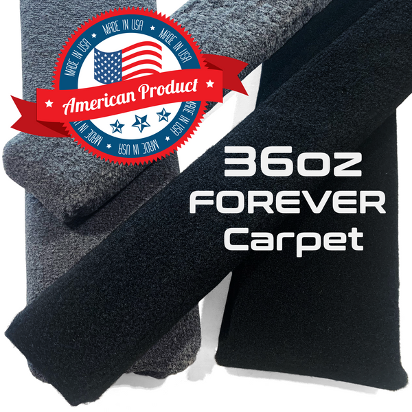 Wood - Black or Charcoal Marine Grade Boat Trailer Bunk Boards - 2"x6" (Pair) FOREVER Carpet
