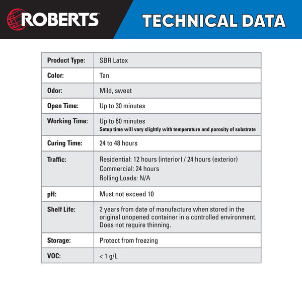 Roberts 6700 Adhesive - Wood Boards, Decking, Covered Patios