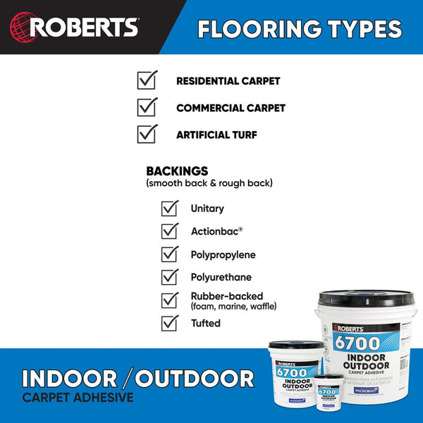 Roberts 6700 Adhesive - Wood Boards, Decking, Covered Patios