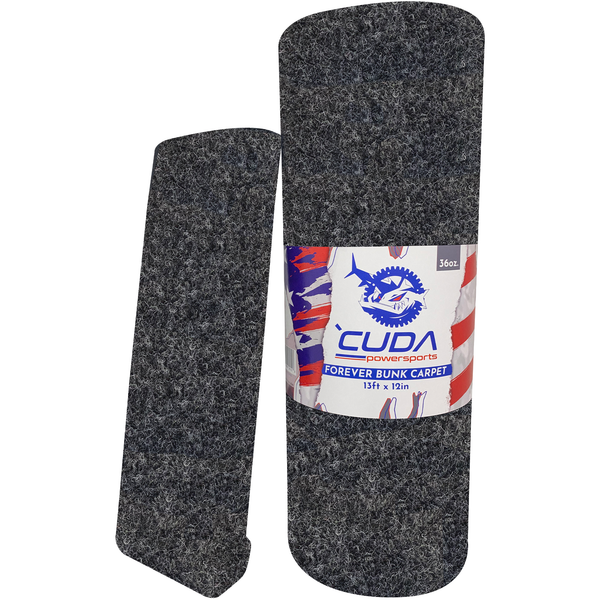 18" Wide GRAY/CHARCOAL - Boat Trailer Bunk Carpet
