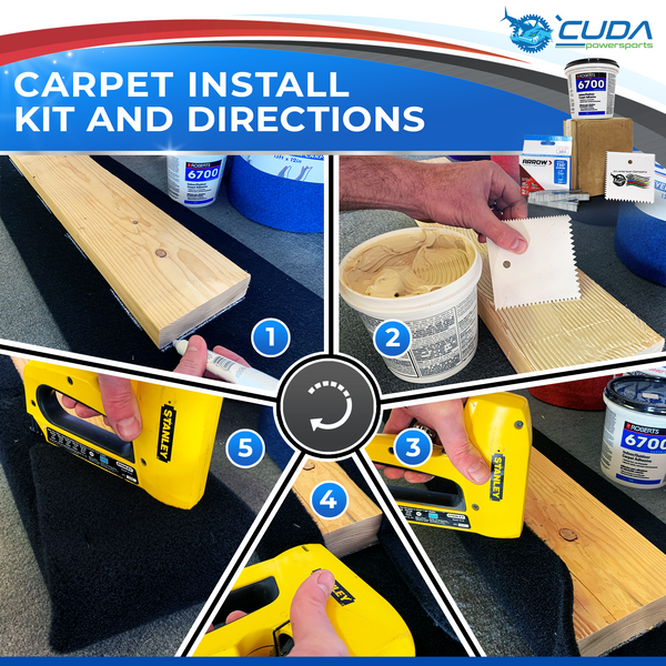 Bunk Carpet Kit and Installation Instructions