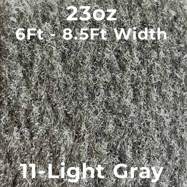 23oz Boat Carpet - 11 Light Gray - 6Ft & 8.5Ft Width