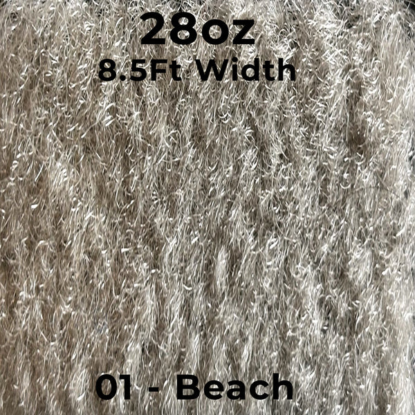 28oz Boat Carpet - 01 Beach - 8.5Ft Width ONLY