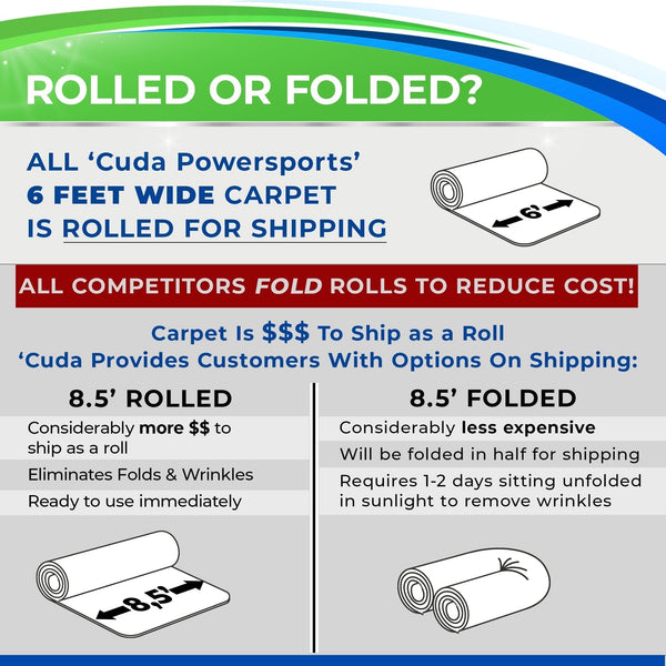 18oz Boat Carpet - 01 Beach - 6Ft & 8.5Ft Width