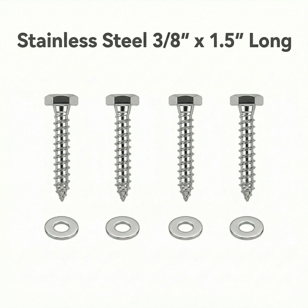 Lag Bolts & Washers For Bunk Boards