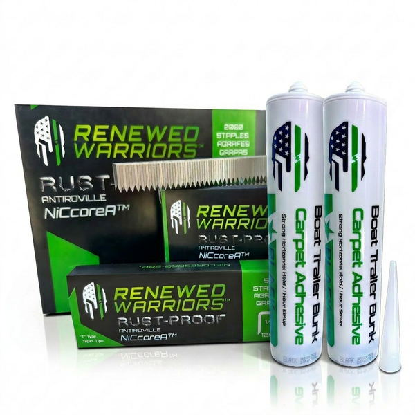 Renewed Warriors Bunk Carpet Adhesive & Kit