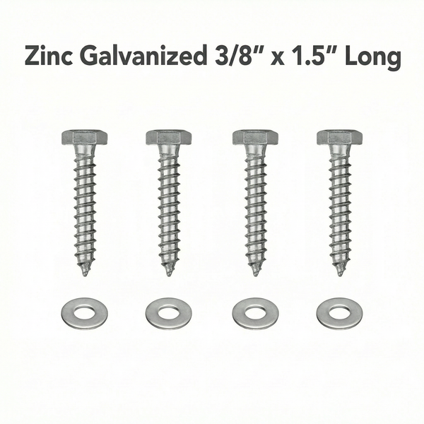 Lag Bolts & Washers For Bunk Boards