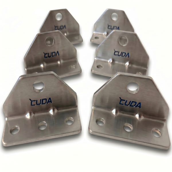 Cuda Powersports boat trailer bunk brackets 6-pack swivel top hardware