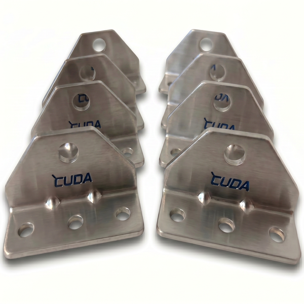 Cuda Powersports boat trailer bunk brackets 8-pack swivel top hardware