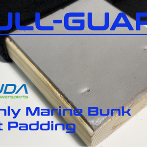 Hull-Guard Patented Marine Bunk Board Padding for Boat Trailer Bunk Boards