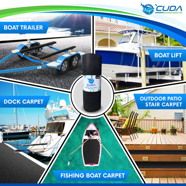 Boat Trailer, Boat Lift, Doc Carpet, Outdoor Patio, Bunk Carpet by Cuda Powersports
