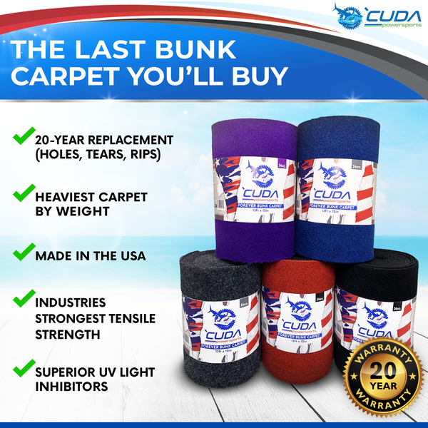 The Last Bunk Carpet You'll Ever Need by Cuda Powersports