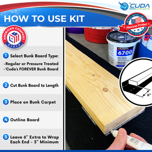 Bunk Carpet Install Kit - Quart — Info2