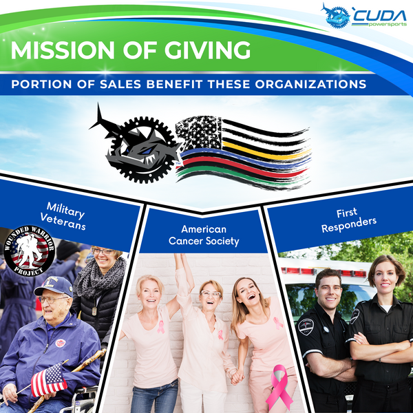 Mission of Giving Back by Cuda Powersports